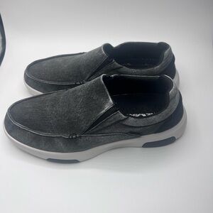OrthoComfoot Mens 10 Orthopedic Loafers Slip On Arch Support Walk Shoes ￼Gray ￼